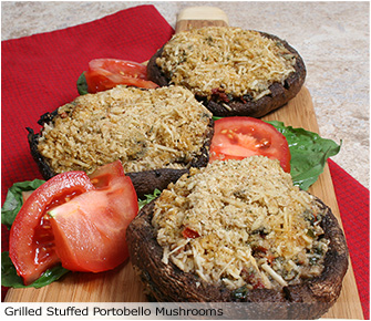 Grilled Stuffed Portobello Mushrooms Recipe